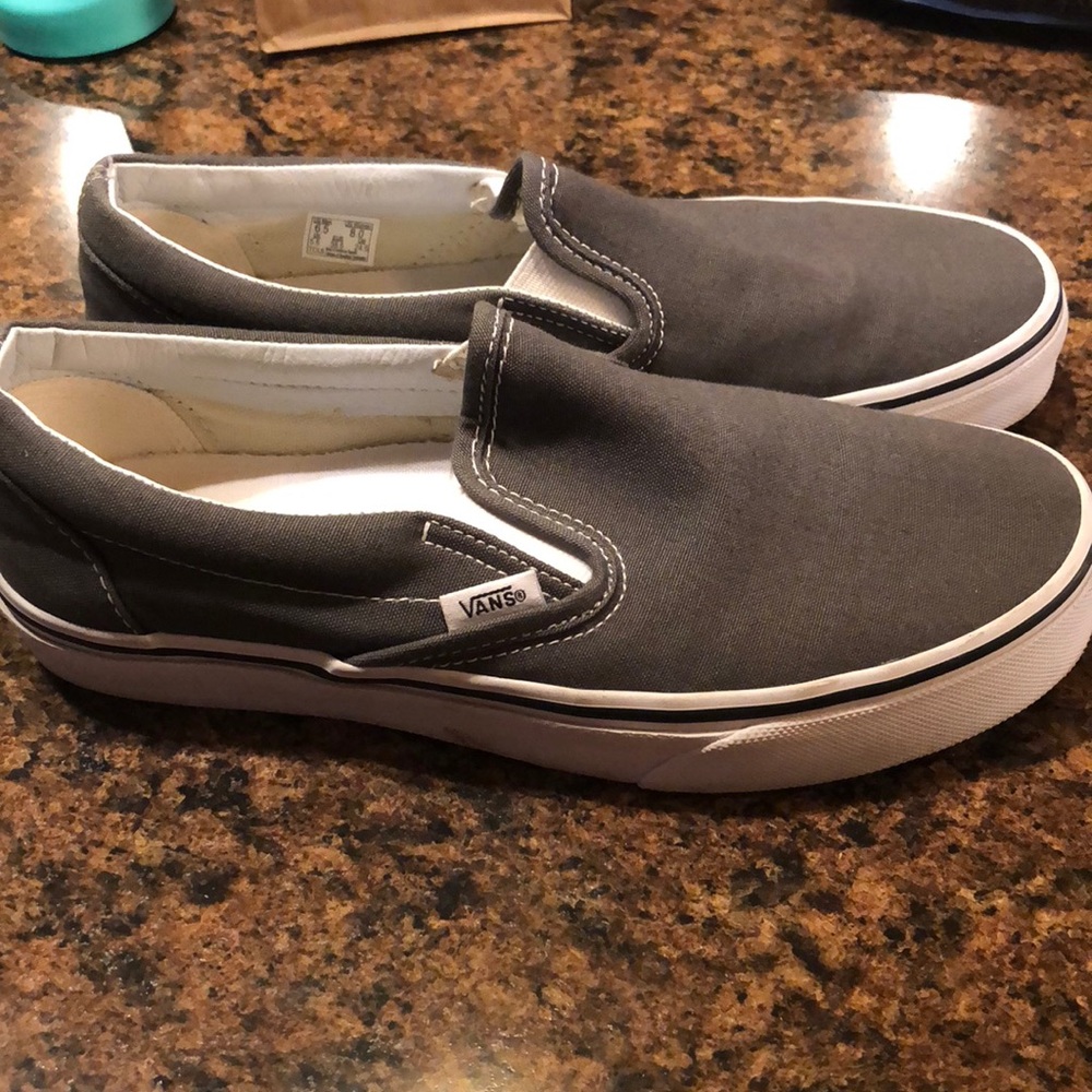 Grey Slip on Vans